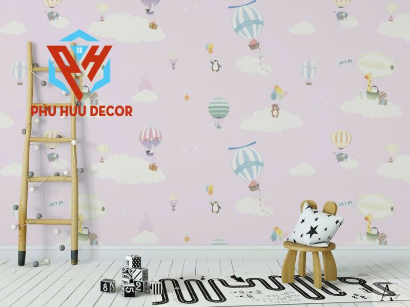 giấy dán tường phòng trẻ em Hàn Quốc